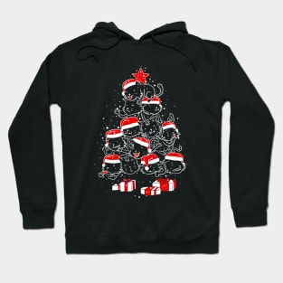 Pile Of Xmas Cats Ugly Sweater by Tobe Fonseca Hoodie